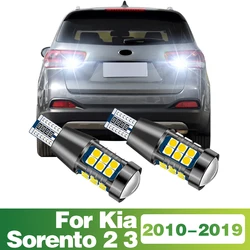 2X T15 W16W 922 912 921 906 904 LED Bulb Reverse Light Backup Car Accessories For KIA Sorento 2 3 2010 - 2019 2018 2017 2016