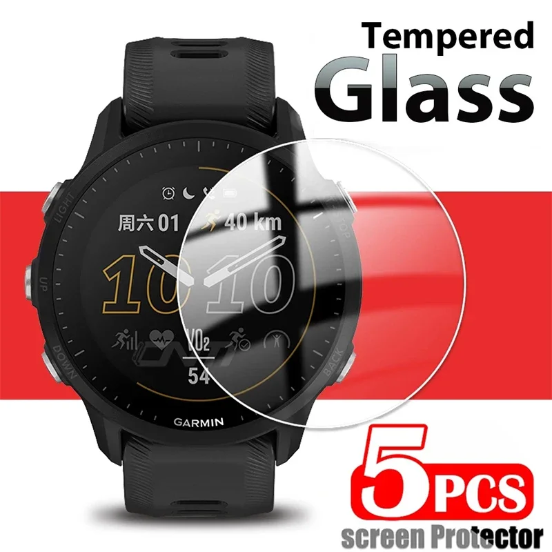 Tempered Glass for Garmin Forerunner 955 255 255S Smart Watch Screen Protector HD Explosion-proof Protective Film Accessories