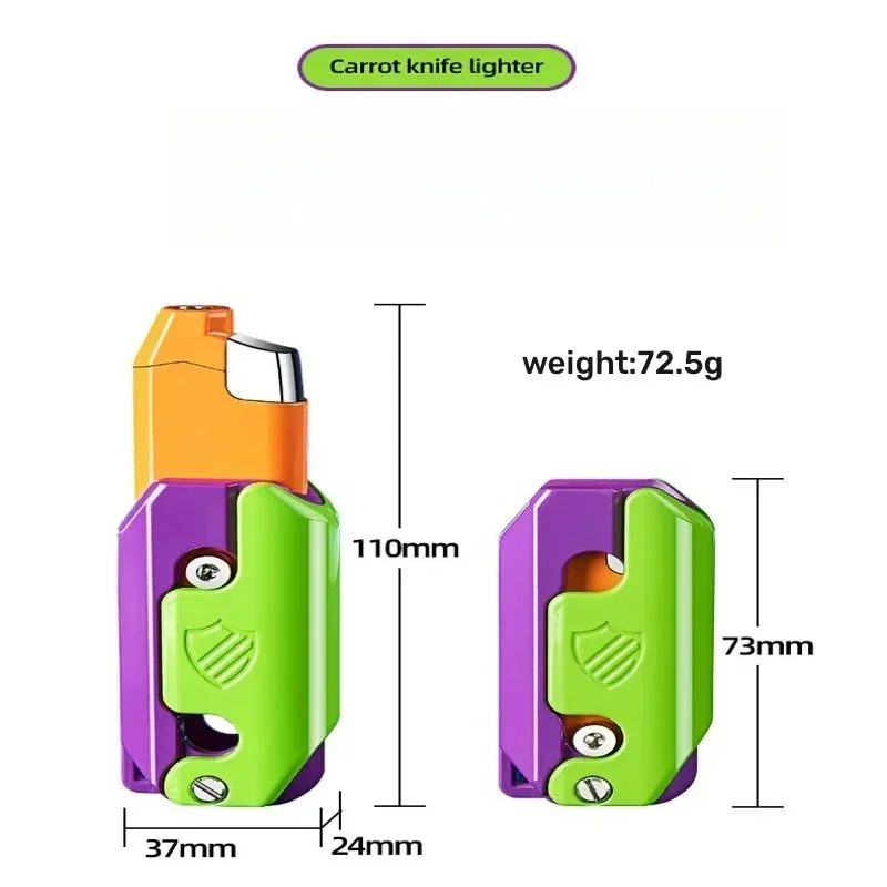Oryginalność grawitacja rzodkiewka dekompresyjna nadmuchiwana turbina gazowa latarka o wysokim płomieniu zapalniczka zewnętrzna przenośna zabawka męski prezent