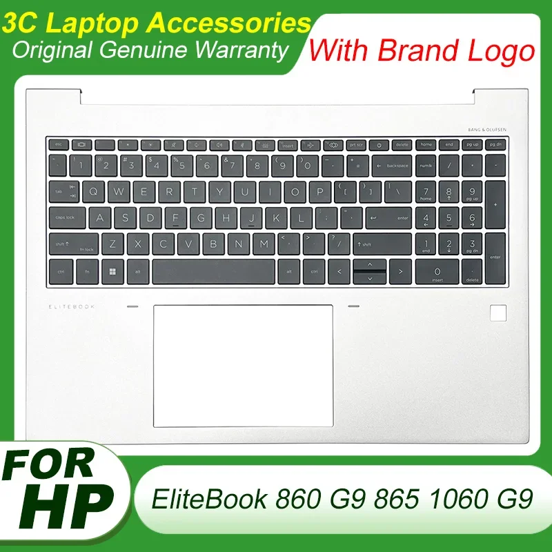 

Original New US Keyboard for HP EliteBook 860 G9 865 1060 G9 Laptop Palmrest Cover Upper Top Keyboard Case Backlight N13904-001