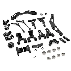 Kit de mejora de suspensión de dirección de Metal, amortiguador CVD, brazo inferior para 1/10 RC Car 3Racing Sakura D5, # SKD5-S01BK