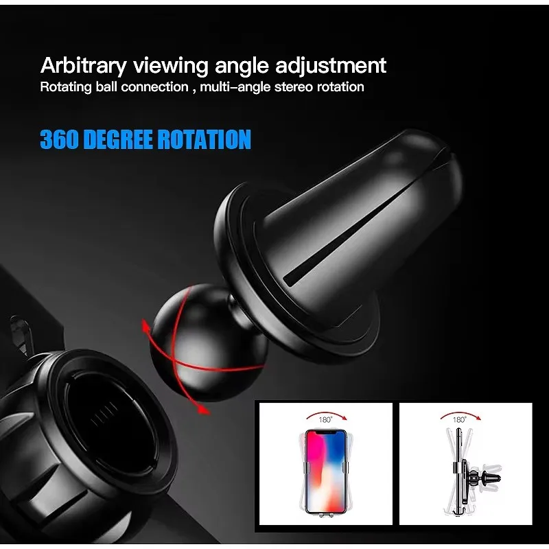 Car Accessories Phone Holder Air Vent Clip GPS Navigation Tool For Mercedes Benz W210 W176 AMG CLS CLE CLA GLA GLB GLS Class A G view 5
