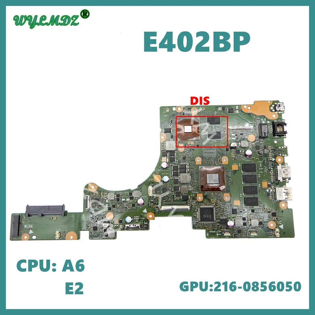 E402BP with 9200 CPU 4GB RAM  Mainboard For Asus VivoBook E402 E402B E402BA E402BP Laptop Motherboard 100% Tested