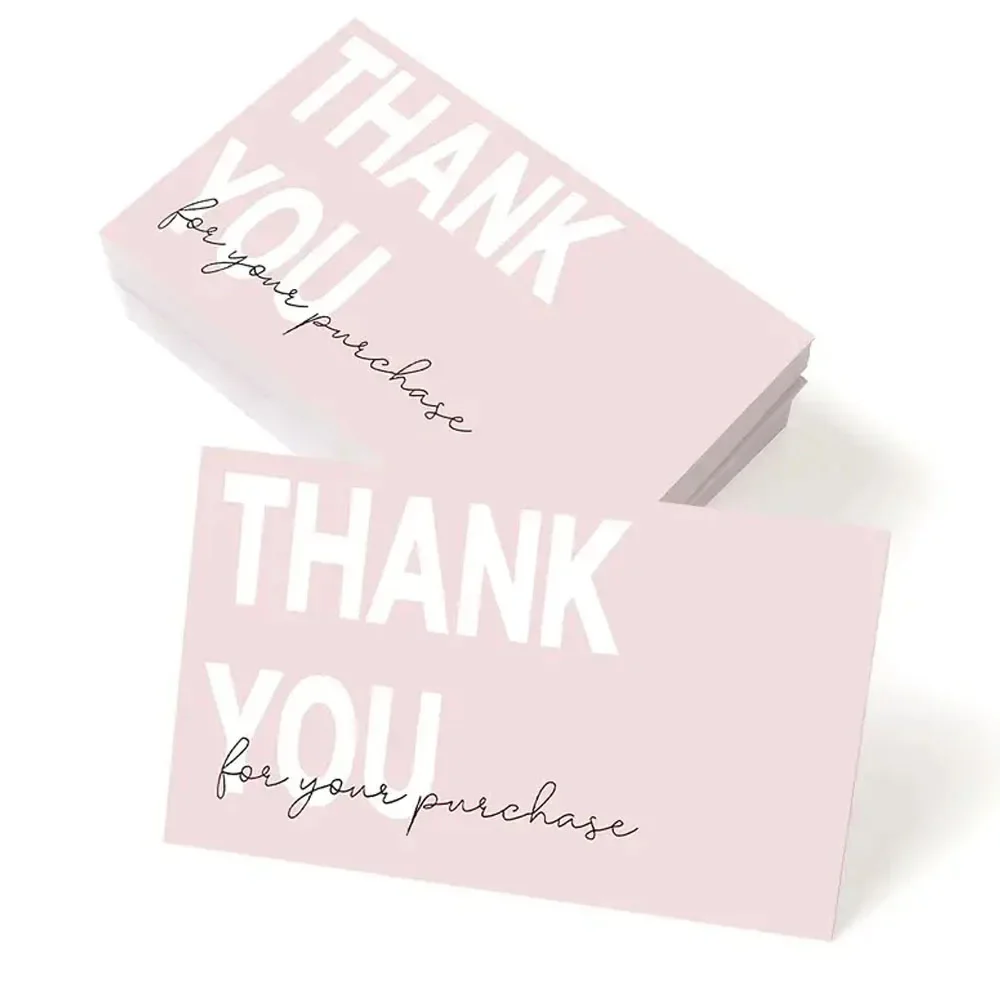 30/50 Pcs Thank You Card Business Card Order Thank You Party Card for your support Small card Thank you