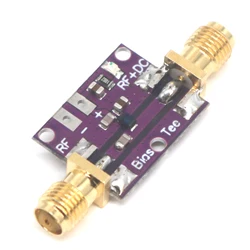 Bias Tee 10MHz -6GHz RF Biaser DC Blocker Coaxial Feed For HAM Radio RTL SDR Walkie-talkie LNA Low Noise Wideband Amplifier