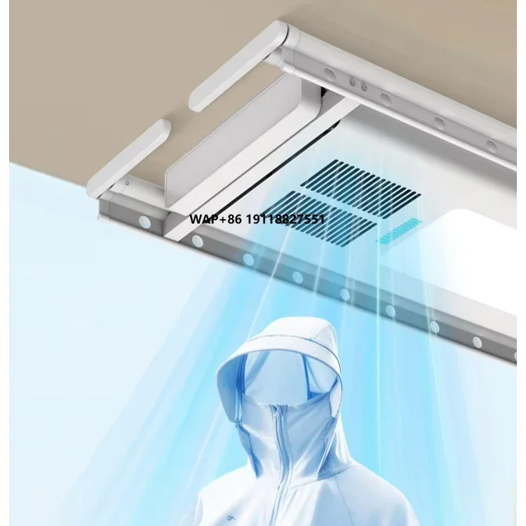 Built in Led Lights and Wind Drying Technology Smart Electric Clothes Drying Rack