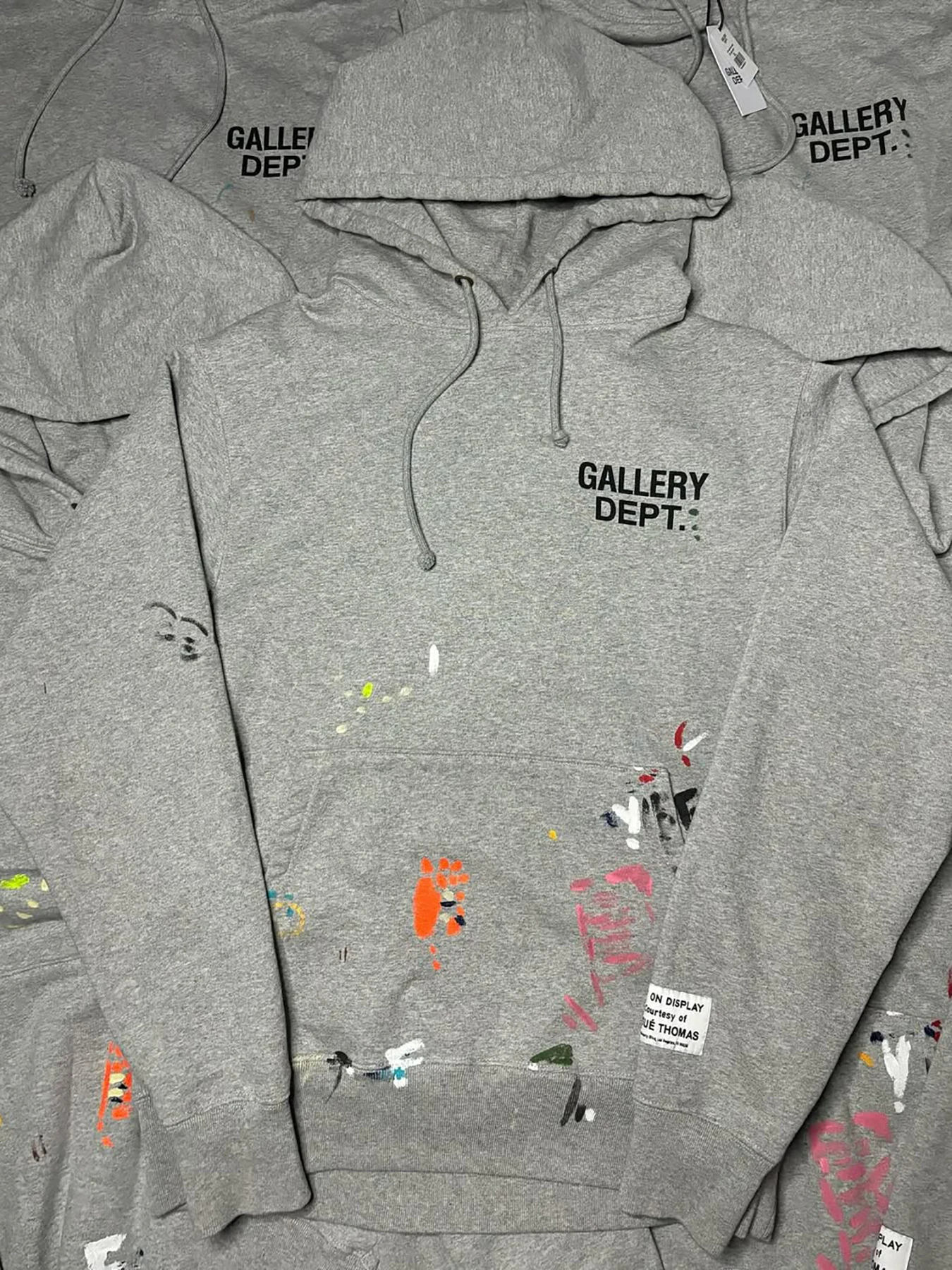 Neuer Herbst- und Winter-Nischen-Schönheitstrend, Internet-Promi, gleicher Stil, handbemaltes Design, Graffiti-Kapuzenpullover