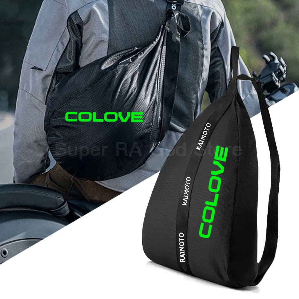 For COLOVE 500X 525X 400X 500F 400F 525F Motorcycle Accessories Helmet Backpack Large Capacity Travel Bags Reflective