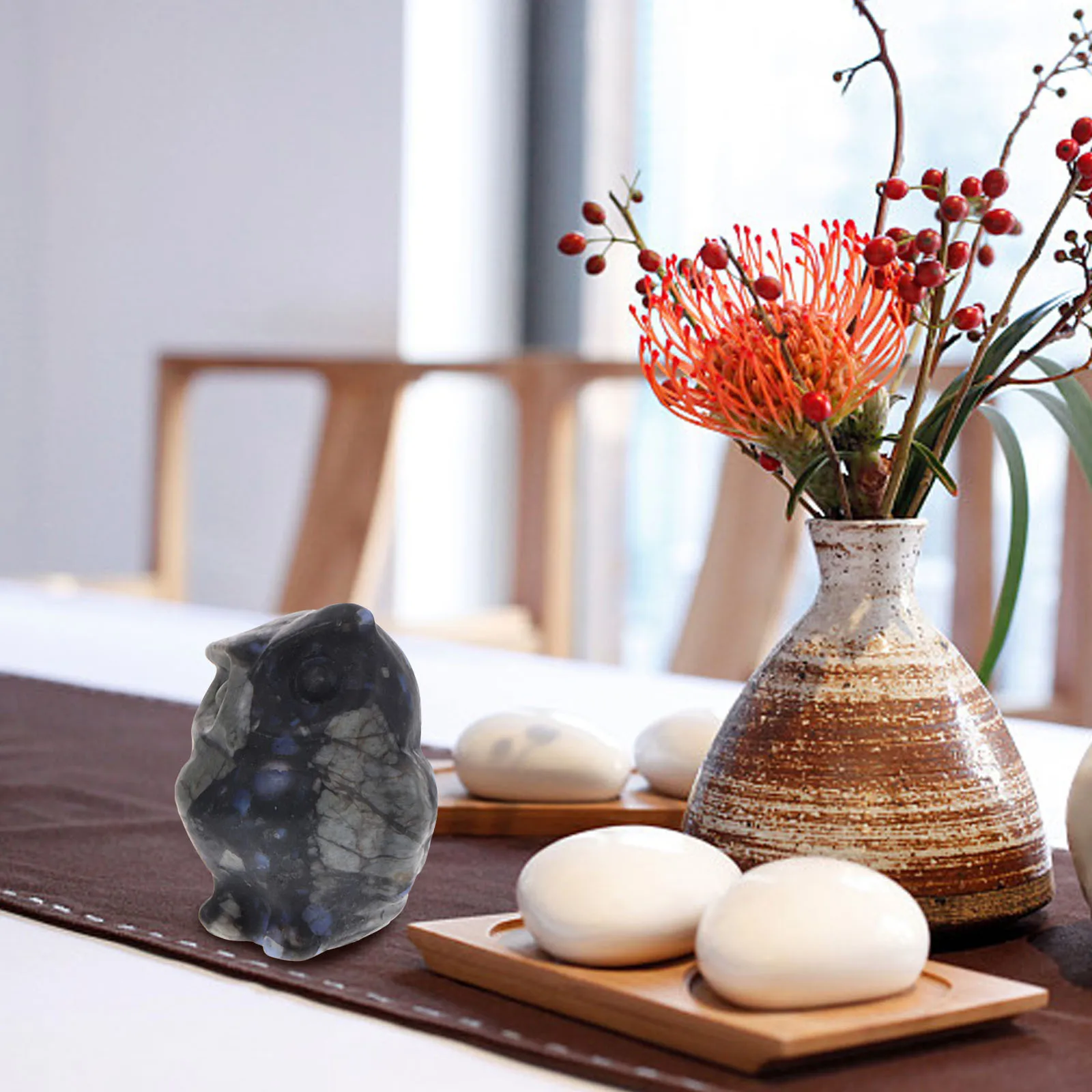 

Owl Decor Statue for Home Ornament Animal Figurines Modelling Adornment Bedroom Decorations