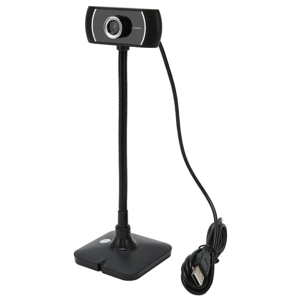 Manual Focus Webcam HD with Microphone Drive Free 640x480 USB Camera Plug and Play Live Streaming Camera Video Conferencing