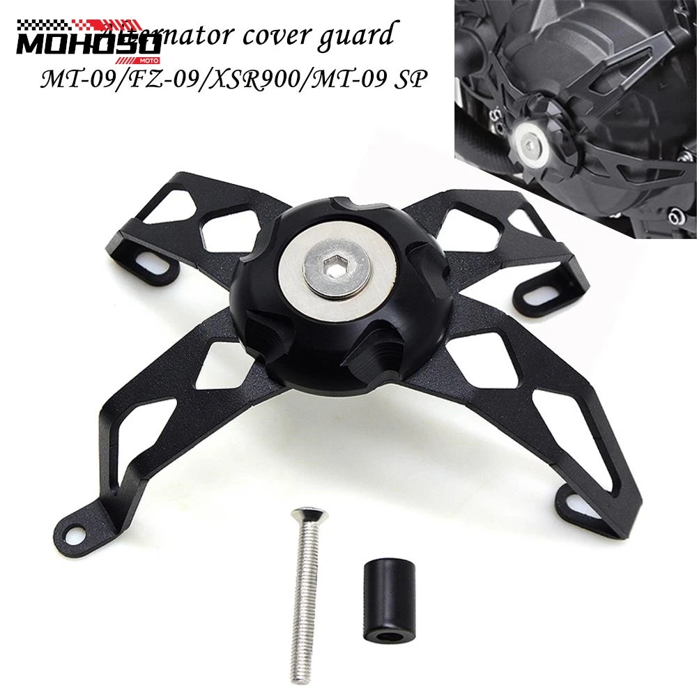 

MT09 FZ09 Motorcycle Alternator Cover Guard Engine Protection For YAMAHA MT-09 XSR900 FZ 09 2015 2016 2017 2018 2019 2020 2021