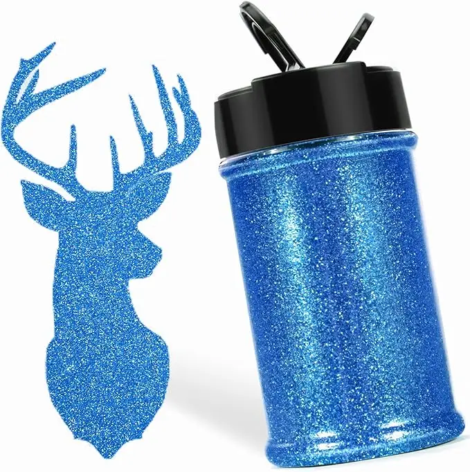 Holografischer Extra Feiner Glitzer - Türkisfarbener Glitzer 50 g/1,76 oz, 0,2MM Epoxid-Glitzer für Harz, Kunst, Handwerk, Nägel, Kerzenherstellung – Detail 10