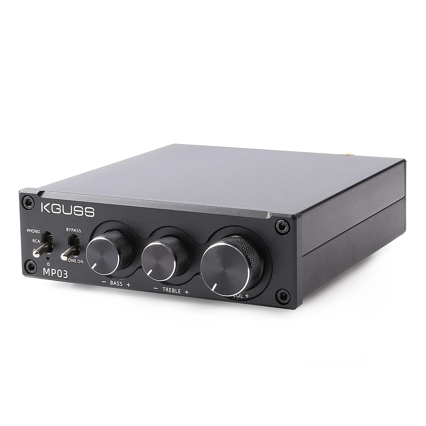 KGUSS MP03 HIFI 100W*2 high-power digital amplifier MM vinyl phono amplifier dual-use all-in-one machine