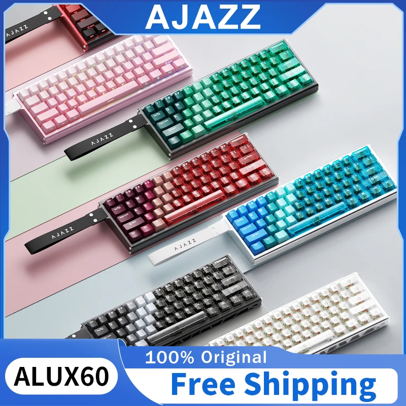 

Ajazz Alux60 Magnetic Switch Esports Mechanical Keyboard Wired Gaming 8000Hz RT0.01mm Aluminium Alloy Keyboard FPS Gamer Gifts