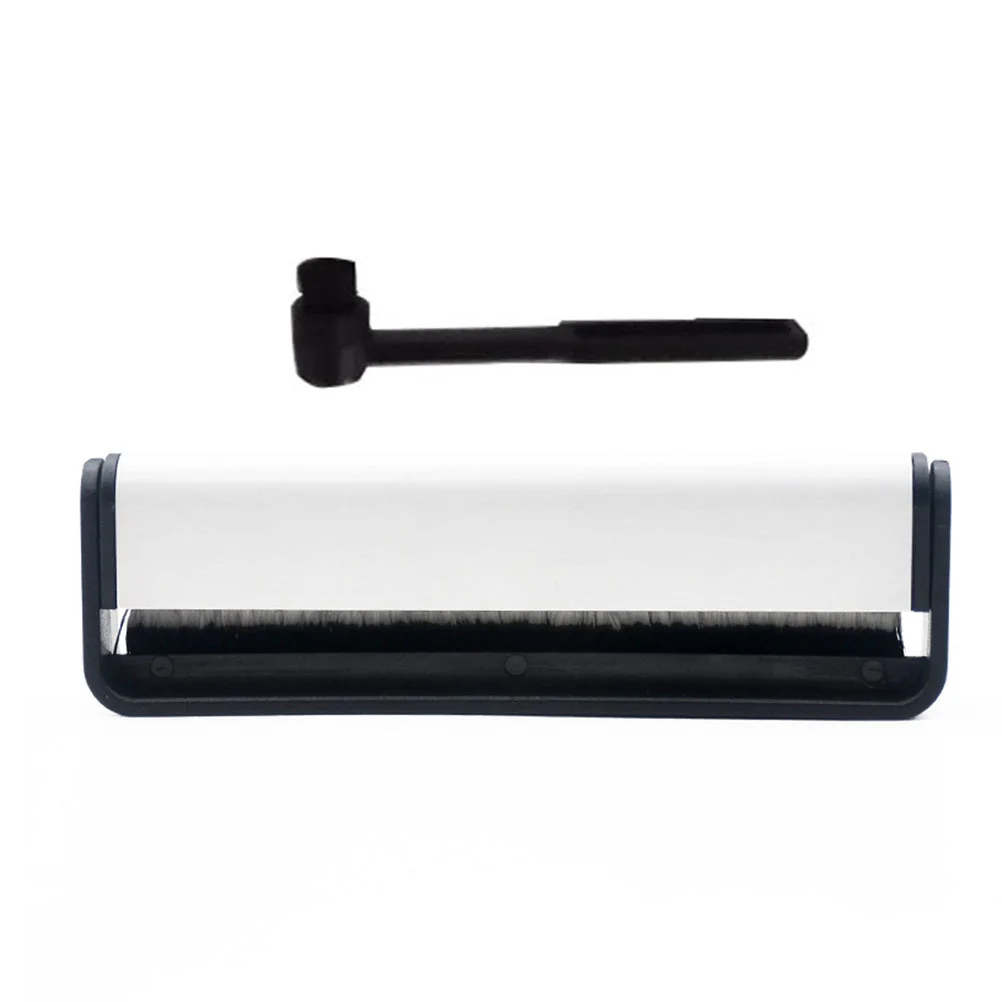 

2Pcs Vinyl Record Brush Portable Record Cleaner Tool Anti-Static Durable Carbon Fiber Phono Care Accessory Phono Cleaning Tool