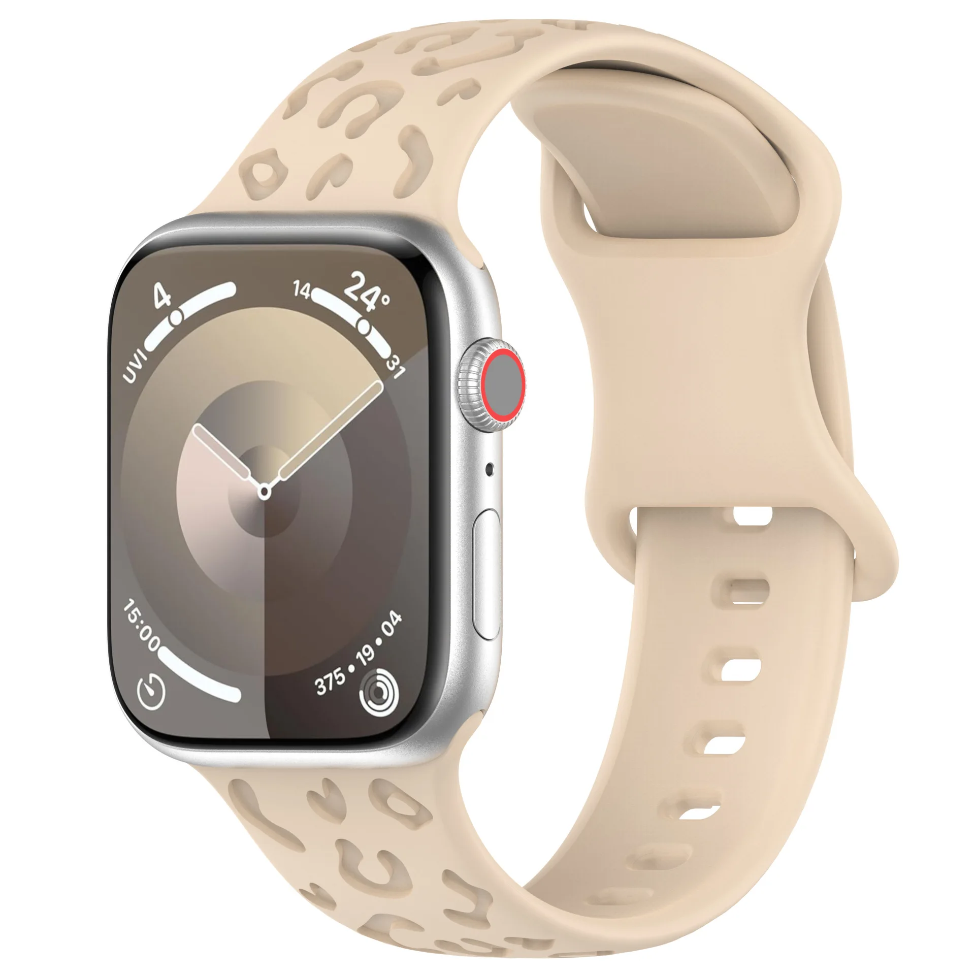 Silicone Strap For Apple Watch Band 45mm 46mm 44mm 41mm 42mm 40mm 49mm 38mm Engraved bracelet iwatch Series ultra 2 10 SE 9 8 7