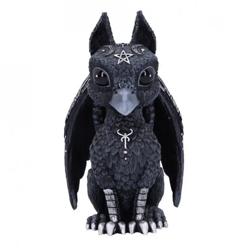 1pc Halloween Magic Black Dragon Snake Griffin Unicorn Mysterious Witches Statue Home Decor Figurine Christmas Desk Ornaments