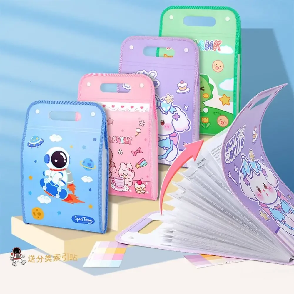 

Accordion File Organizer with 13 Pockets, Expanding File Folder with Labels, Portable Document Organizer for Home Office