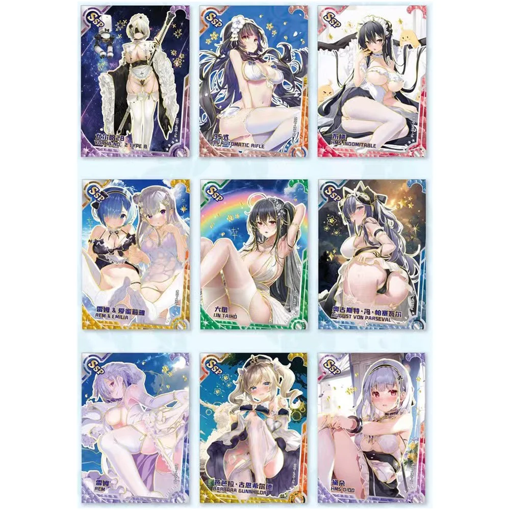 Magnifique déesse histoire Collection carte projet jeune fille fête maillot de bain Bikini fête Booster boîte Doujin loisirs jouets et cadeau