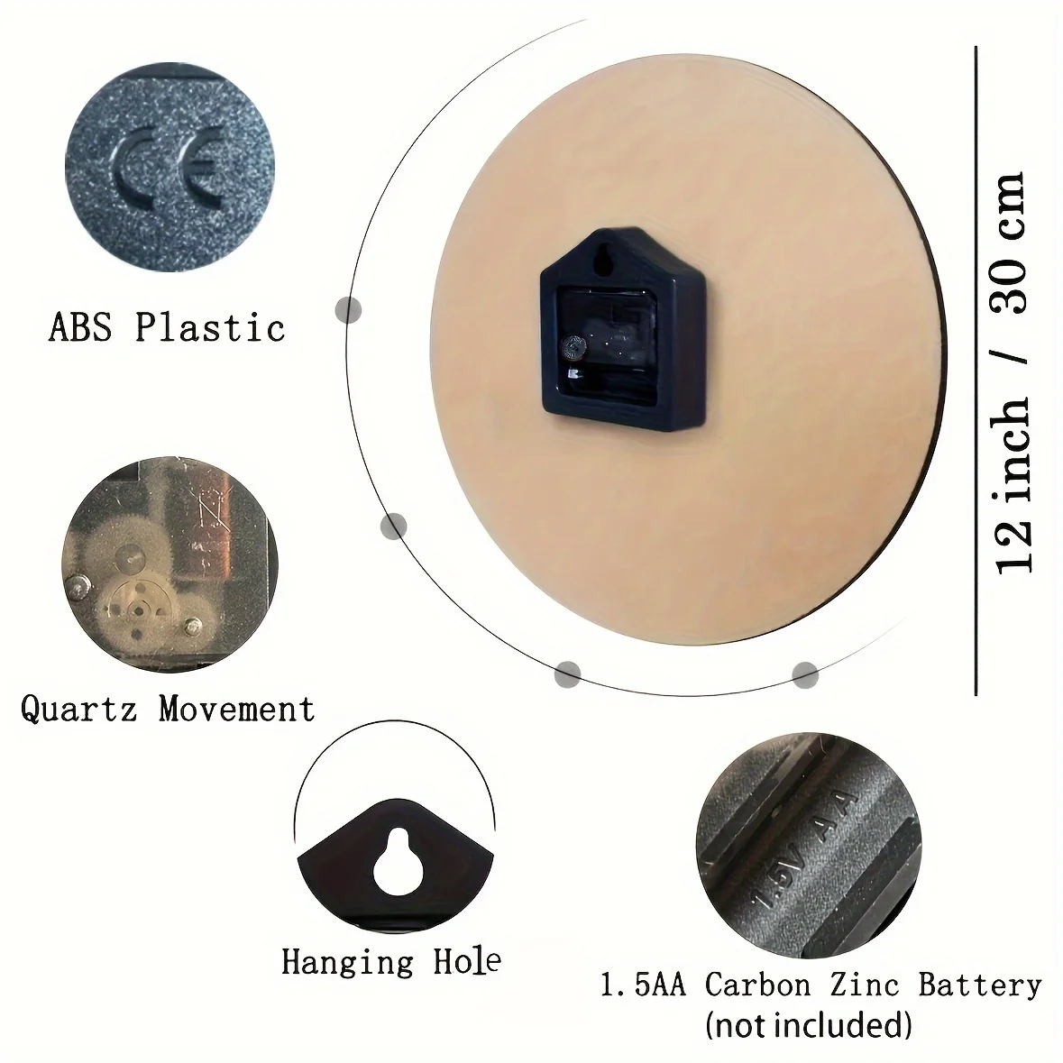 Thumbnail 3 - #86 Best Large Decorative Wall Clocks to Buy In 2026