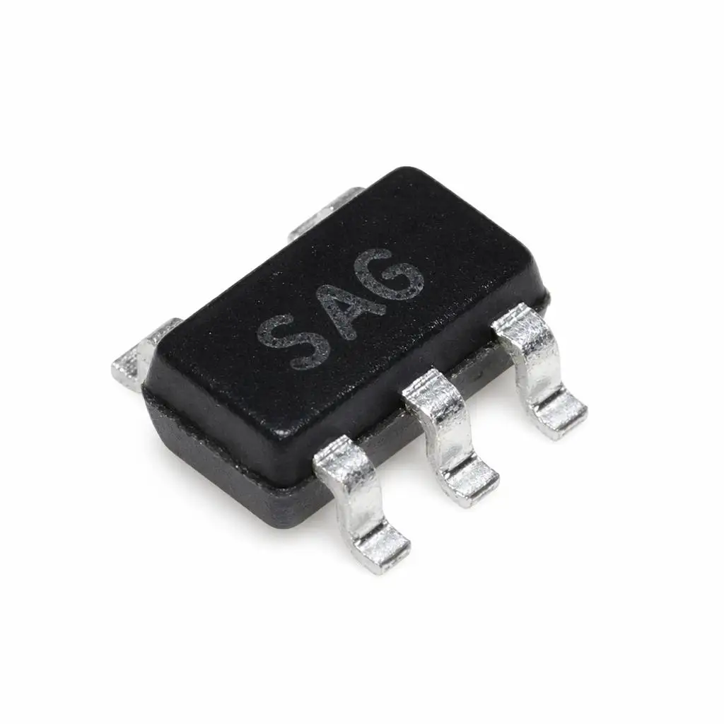(100 pcs) TS391AG-AF5-R SOT-25 (Marking SAG) - Single Voltage Comparator 2V-36V 1.3us 0.2mA TS391AG