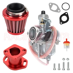 VM22 26mm Mikuni Carburetor Carb Performance Intake Pipe Mainfold 38mm Air Filter Kit for Predator 212cc 196cc Honda GX160 GX200