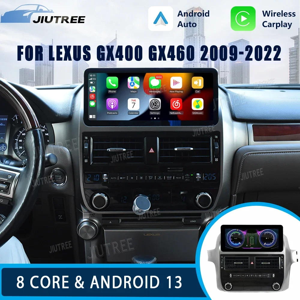 

Автомобильный радиоприемник Android 13 128 ГБ для Lexus GX400 GX460 2009-2022 Мультимедийный видеоплеер CarPlay GPS Carplay Экран WIFI Стереоголовка
