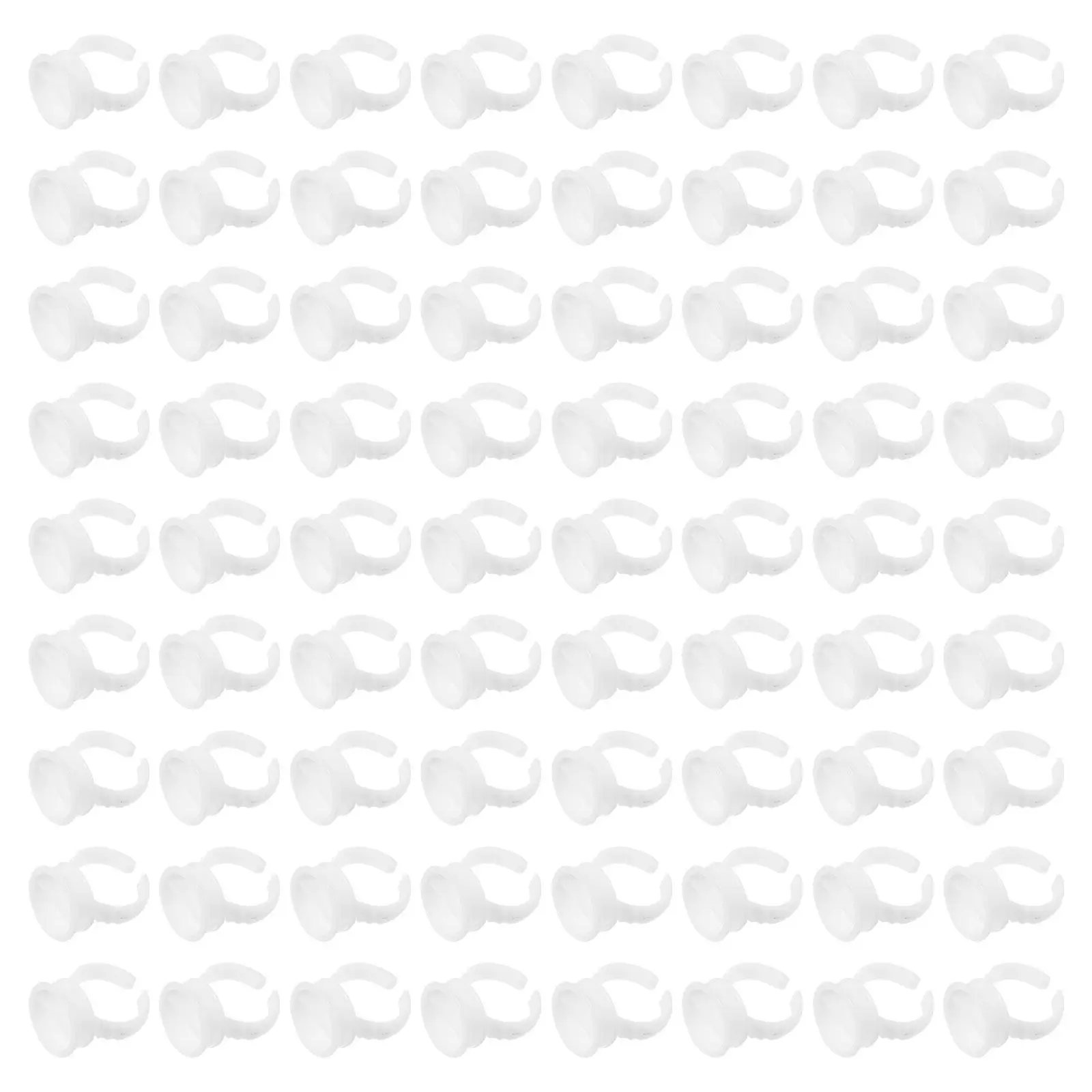 

500Pcs Disposable Pigment Ring Ink Cups Strong Wear Resistant Eyebrow Eyelash Tattoo Makeup Holders Pigment Ring Cups
