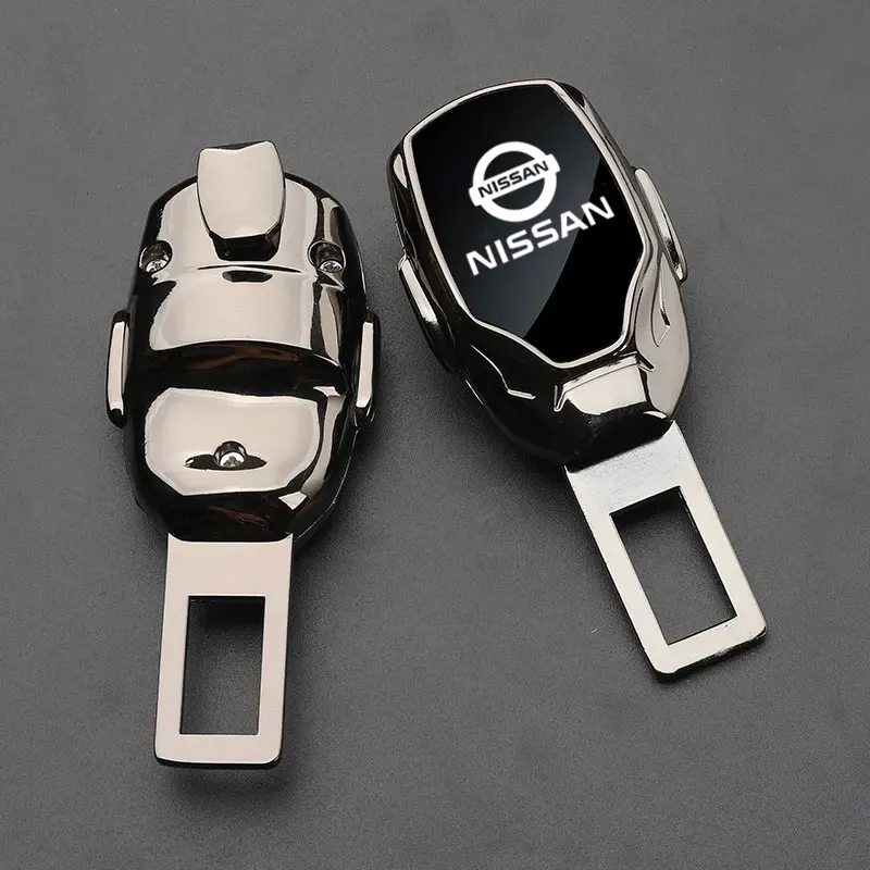 Car Seat Belt Clip Extender Lock Buckle For Nissan sentra Serena maxima Versa Juke Micra rogue tiida x-trail nismo Accessories