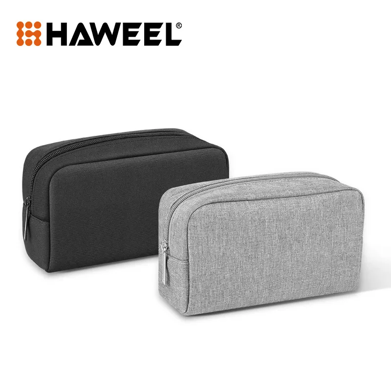 HAWEEL Portable Gadget Digital Storage Bag Travel Wires Charger Power Bank Mouse Pouch USB Cable Earphone Charge Pal Organizer