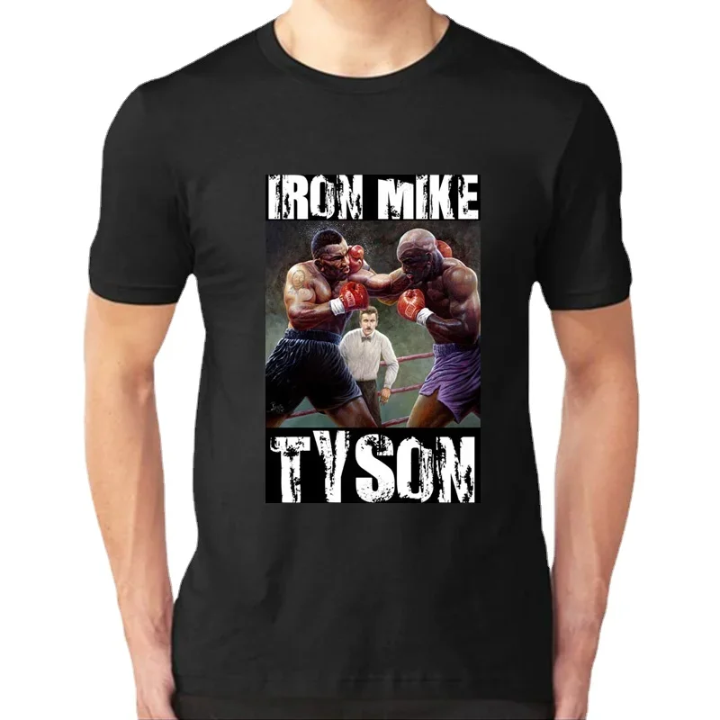Iron Mike Tyson Boxing T-Shirt Men's Summer Cotton O-Neck Short Sleeve T Shirt New Size S-3XL