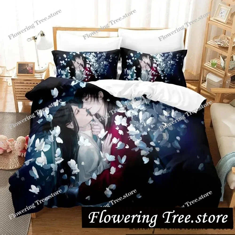 

Heaven Official's Blessing Tian Guan Ci Fu Bedding Set Boys Girls Twin Queen King Size Duvet Cover Pillowcase Bed boys Adult