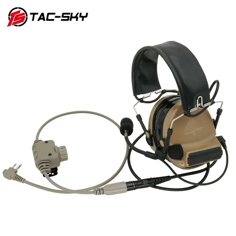 2-Pin Motorola RACPTT Adapter Compatible Tactical COMTAC2 COMTAC3 /for SORDI /Tci liberator II/TEA Hi-Threat Tier Headphones