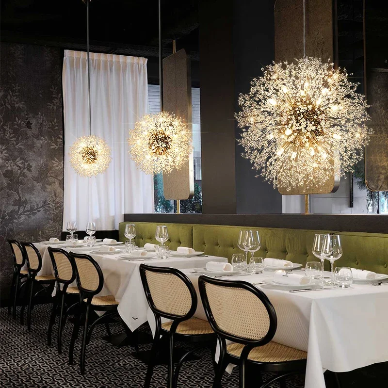 Modern Nordic LED Crystal Chandelier, Gold Silver Ball, Controle Remoto, Free Home Decoração, Luminária, Sala de Arte, Hotel