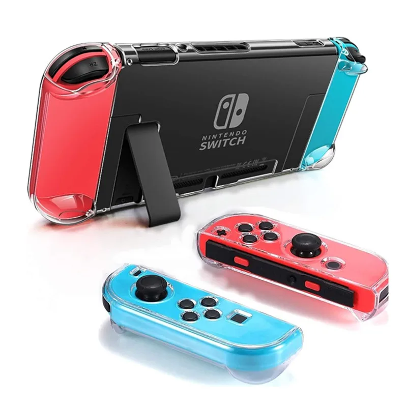 Suitable for Nintendo Switch Transparent Protective Case Light Hard PC Case Crystal Protective Case Soft Case