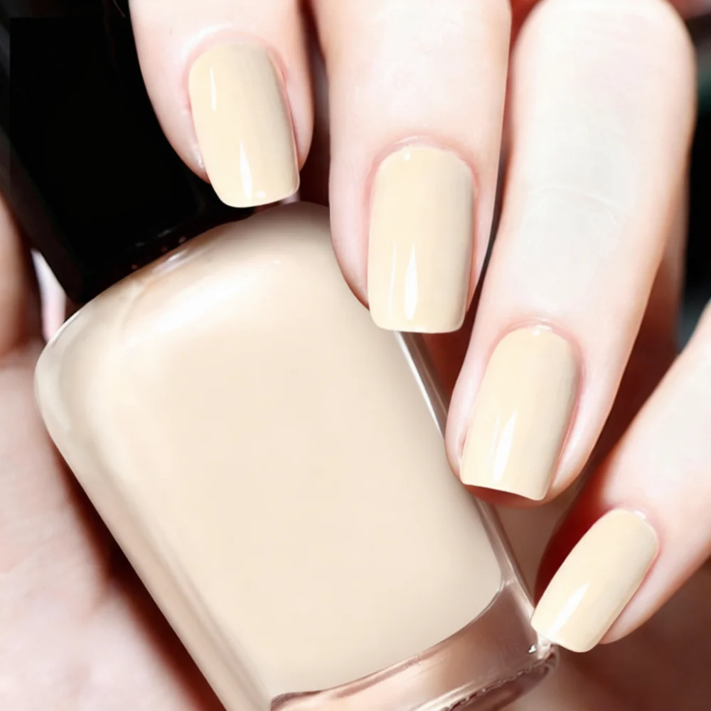 Quick Drying Nail Polish Glossy Finish Professional Manicure Varnish Pink Shades No Lamp Needed Easy Apply Polish Art
