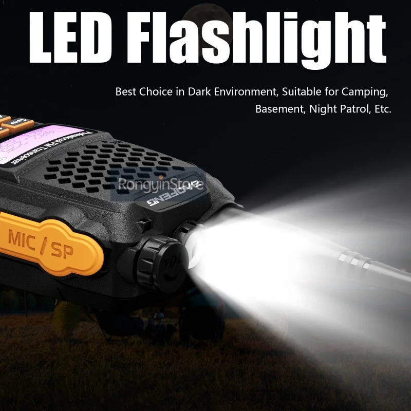 Baofeng UV-6R uv6r banda dupla vhf uhf 136-174mhz & 400-520mhz rádio em dois sentidos uv 6r rádios presunto em dois sentidos fm walkie talkie para caça