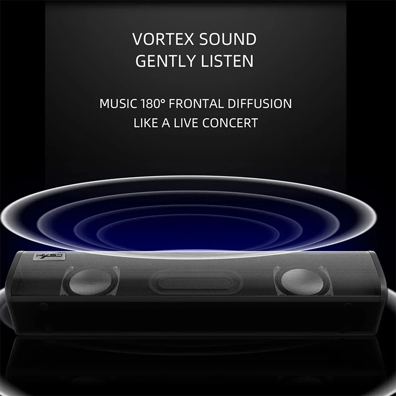 Portable 3D Stereo HD Sound Computer Speaker Sound Box Home Theater Soundbar Mini Subwoofer Desktop Sound Bar for Tv Office Game