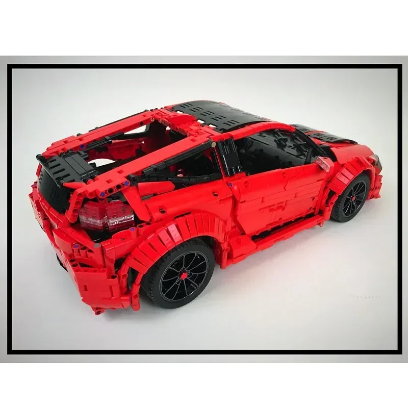 Nuovo MOC-32829 CR-V RC Supercar Elettrico Building Block Modello 3324 Parti di Automobili Splicing Building Blocks Per Bambini Compleanno Giocattolo Regalo