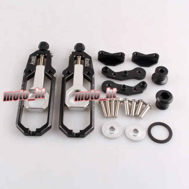 Motorcycle Chain Adjusters with Spool Tensioners Catena For Suzuki GSXR 1000 GSXR1000 K9 2009 2010 2011 2012 2013 CNC Aluminum