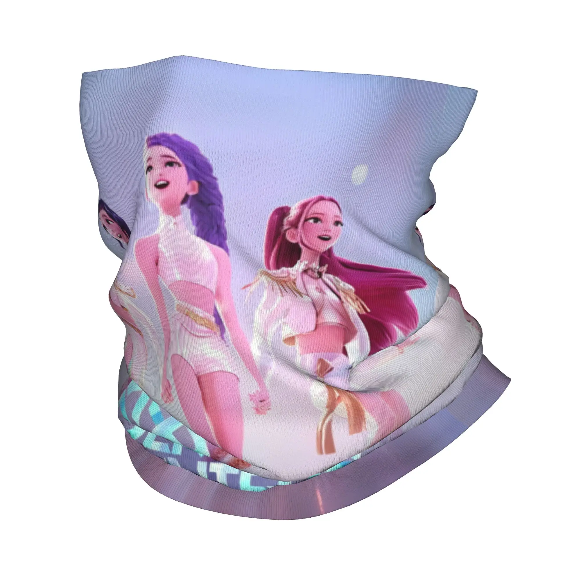 

Бандана на заказ Kpop «Охотники на демонов», зимняя теплая повязка на шею, мужской ветрозащитный шарф для лица, лыжный мультяшный танцевальный фильм, гетры, повязка на голову