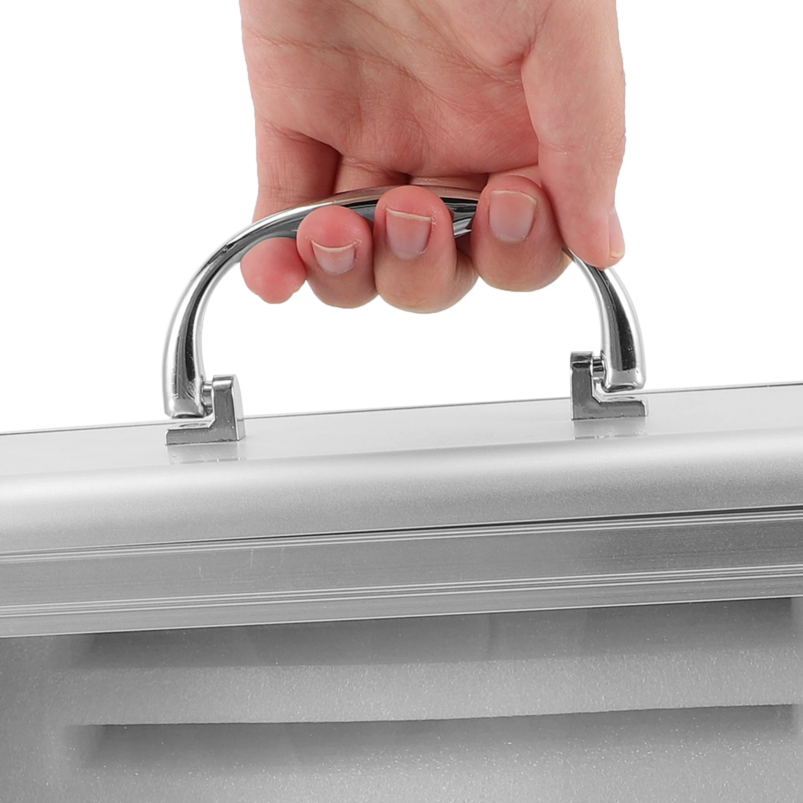 

Cellphone Storage Box With Handle Security Lock Sturdy Phone Organizer Cabinet For Office School Wall-Mounted Design