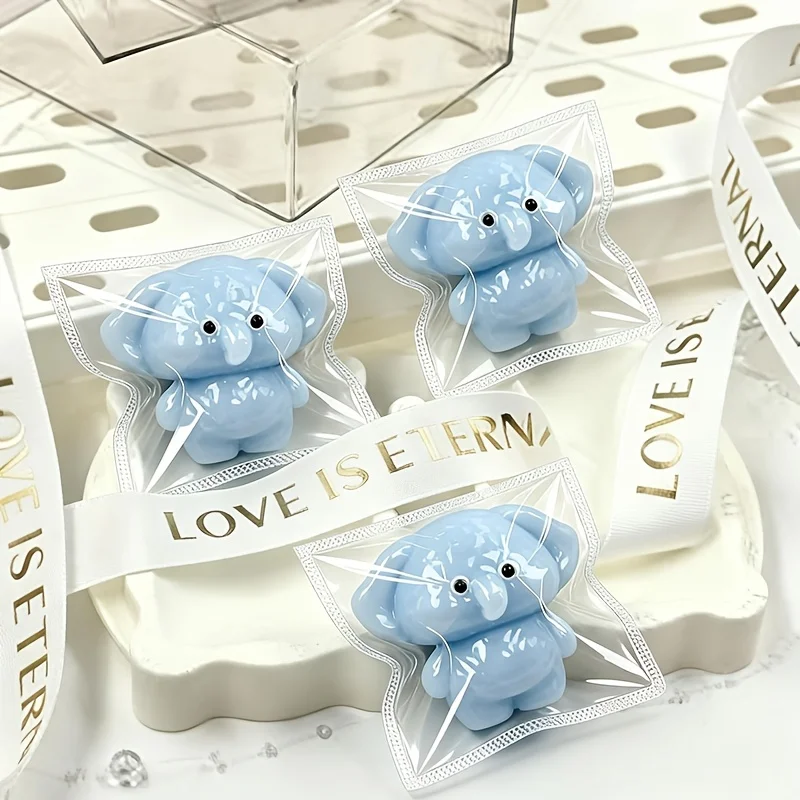 Taba Blue Elephant Squeeze Toy, TPR Material, New Elephant Squeeze Game, Soft High-quality Decorative Gift, Super Soft Finger