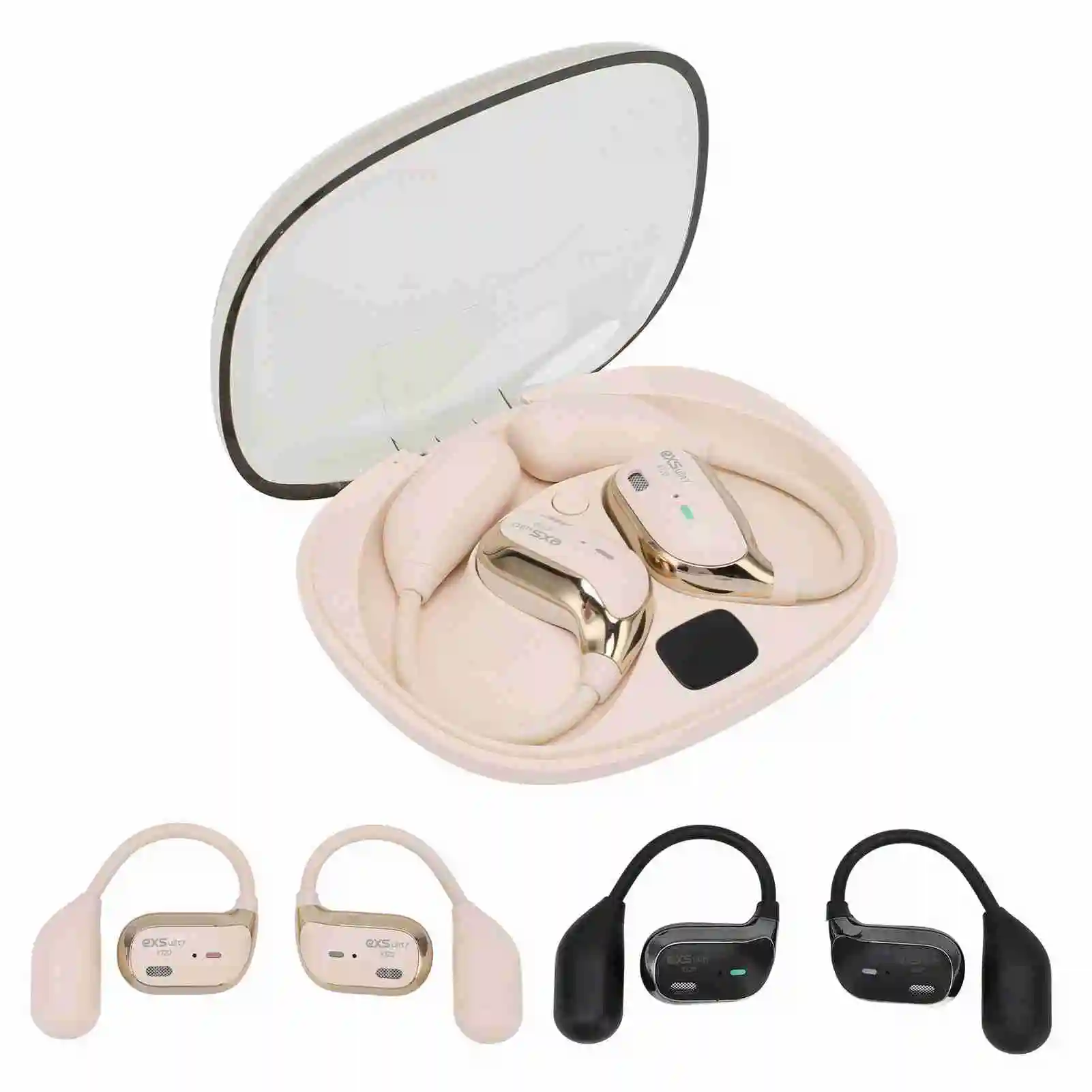 سماعات أذن مترجم لغة بلوتوث 3 أوضاع عمر بطارية طويل سماعات أذن للترجمة من النوع C تدعم 144 لغة للموسيقى