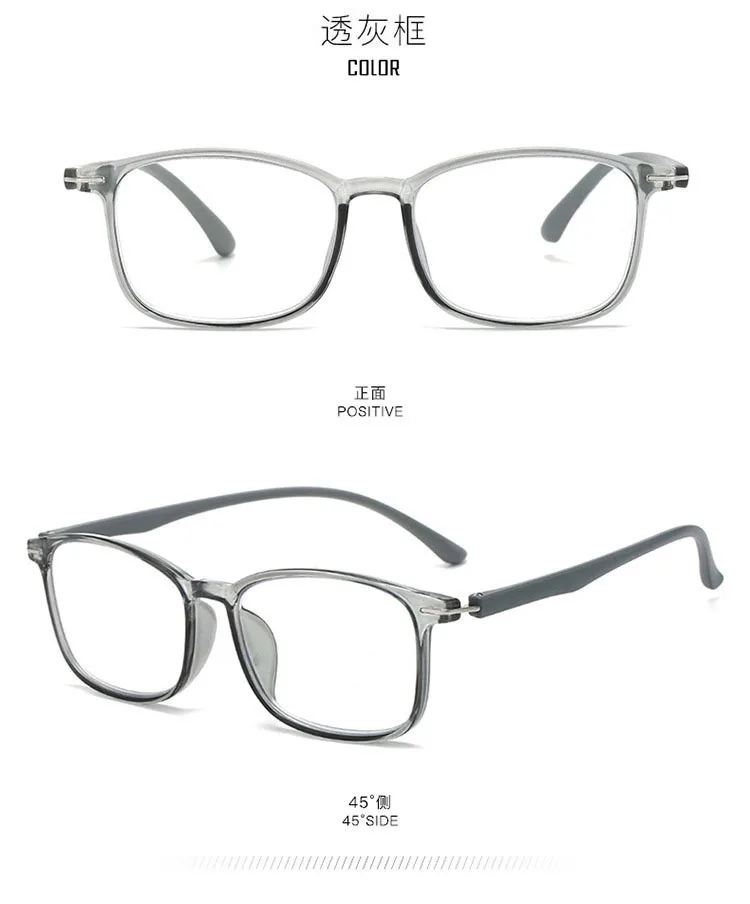 Transparente Quadratische Computer Brille Rahmen Frauen Männer Anti Blau Licht Rechteck Brillen Blockieren Optische Spektakel Brillen – Detail 11