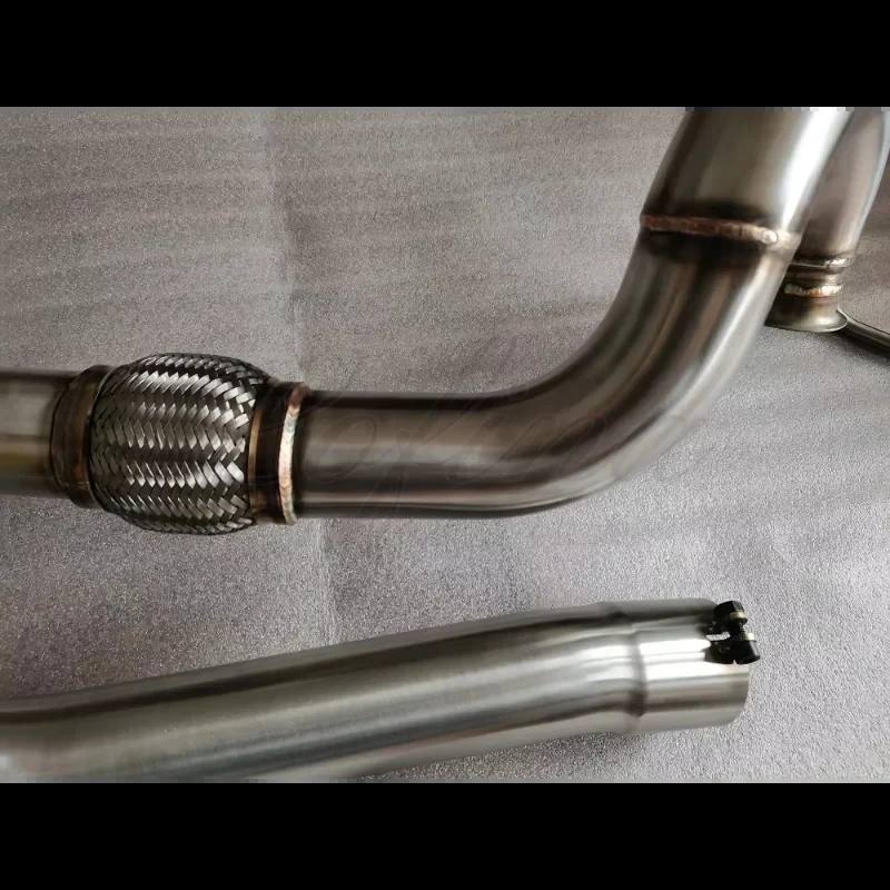 hot sale Downpipe VI .0 TDI CR VI 0- Stainls Steel without O sensor hole