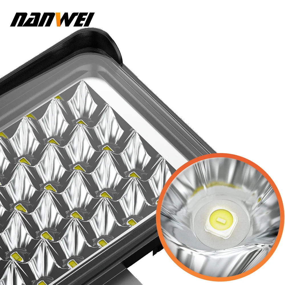 Luz de trabajo LED inalámbrica de litio NANWEI Luz de camping al aire libre de 4\