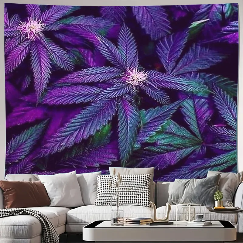 

Ботанический гобелен, настенный декор природы, лесной пейзаж, зелень, фон, винтажный цветочный фон для комнаты, эстетическая богемная атмосфера, детская кроватка