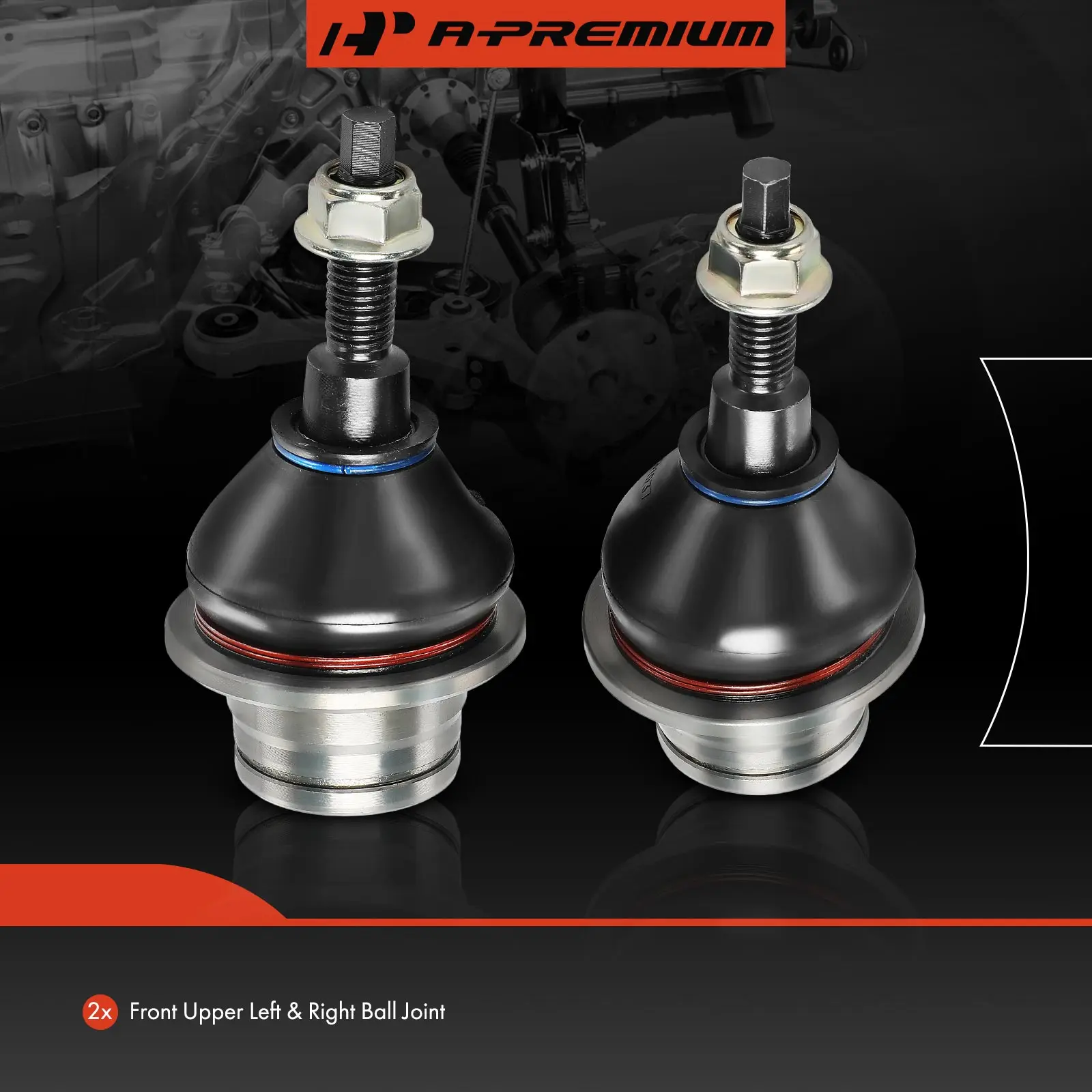 A-Premium 2x Front Upper Left & Right Ball Joints for Ford Bronco 2021-2023