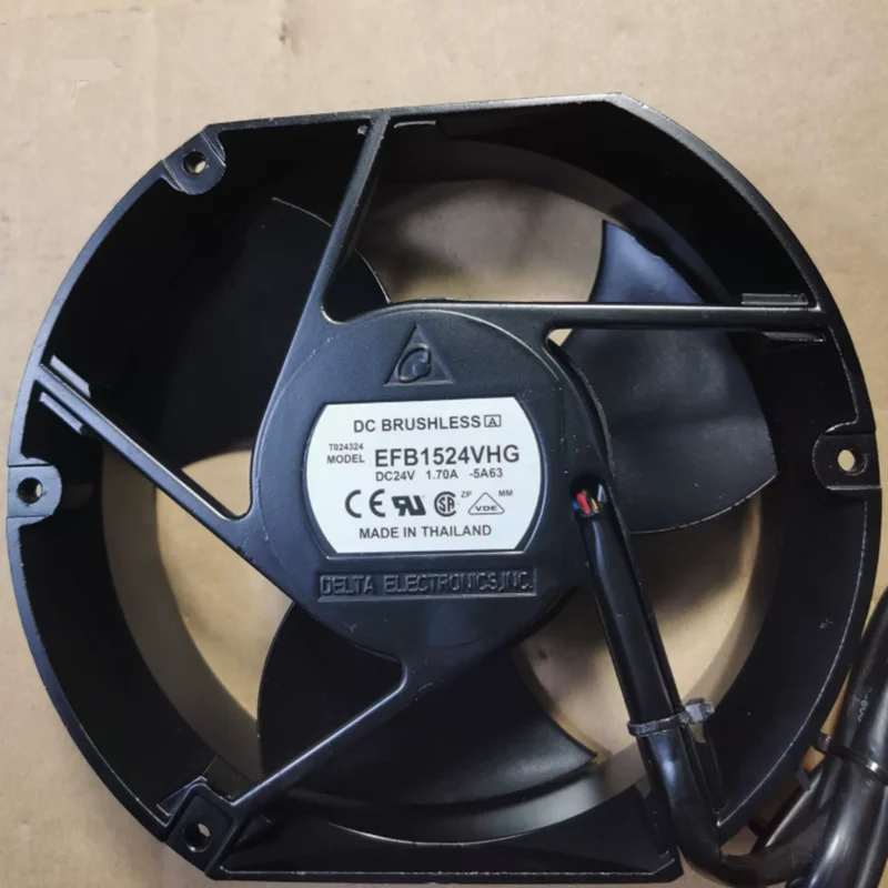 Delta EFB1524VHG DC24V 1.70A 17CM 17050 Cooling Fan